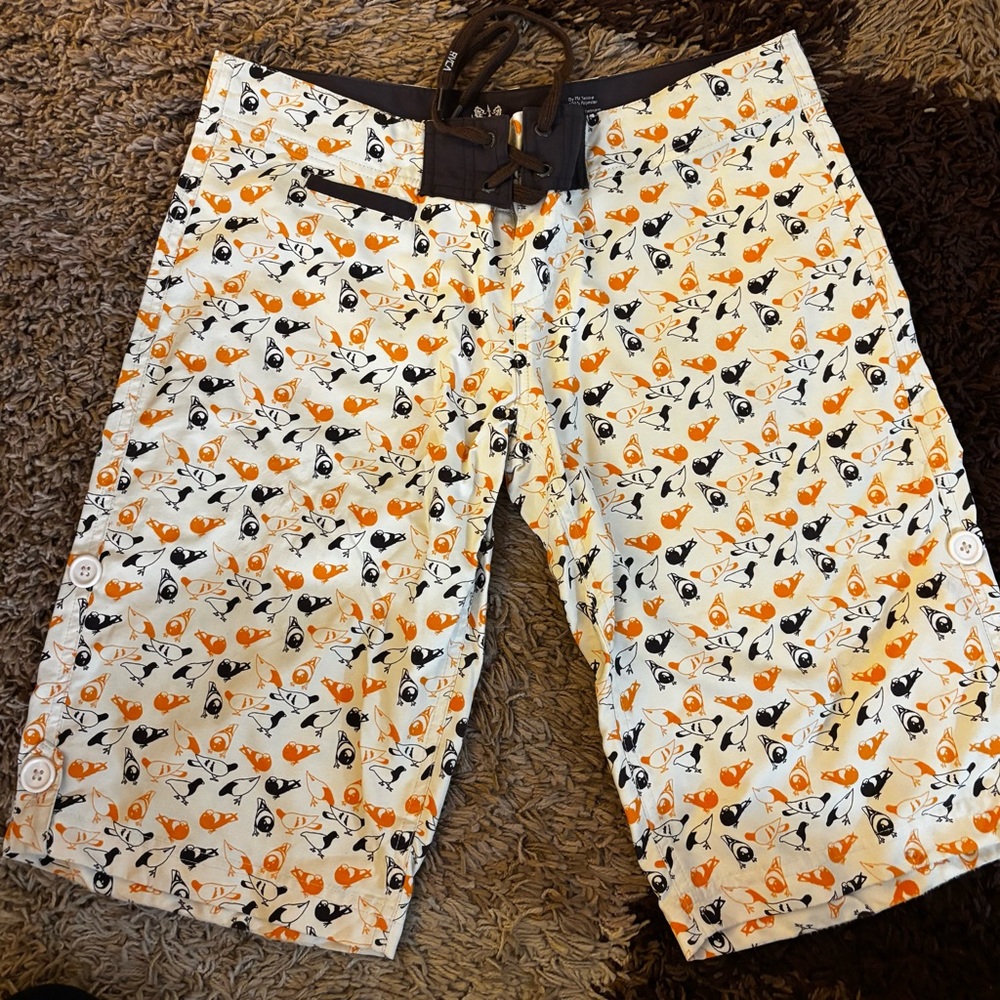 RVCA Junior Bermuda Surf Swim Board Shorts